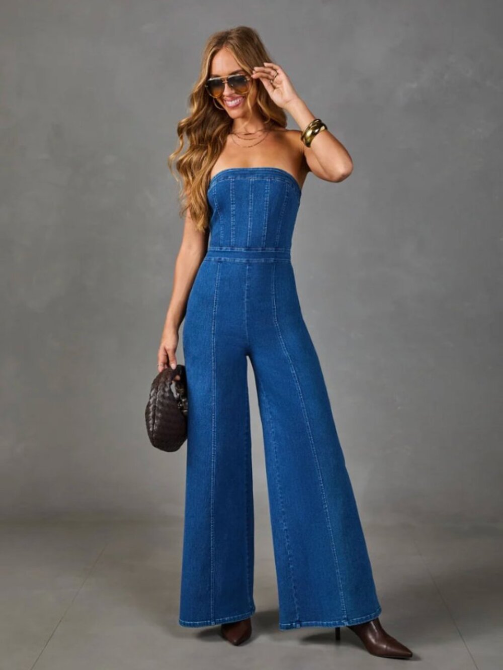 Trendsetter Denim Jumpsuit